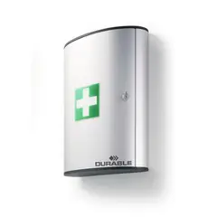 DURABLE - Botiquin Aluminio 3 Compartimentos Sin Elementos