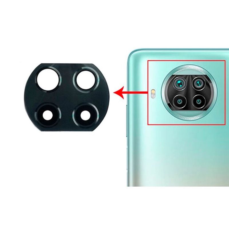GENERICO - Lente De Vidrio Cámara Trasera Para Xiaomi Mi 10t Lite