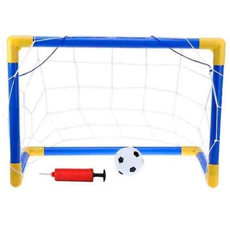 GENERICO - Set Arco Fútbol Niños Xl Balón Bombín Juguetes