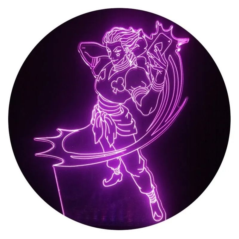 3DILUTION - Lámpara Visual 3d Izoka Hunter X Base Negra
