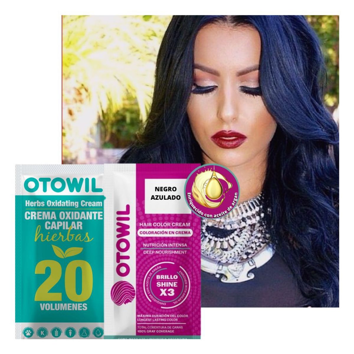 OTOWIL - TINTURA DE CABELLO PERMANENTE CON ACEITE DE ARGAN