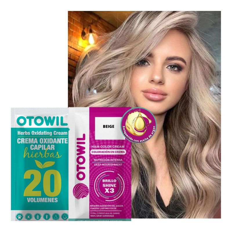 OTOWIL - TINTURA DE CABELLO PERMANENTE CON ACEITE DE ARGAN