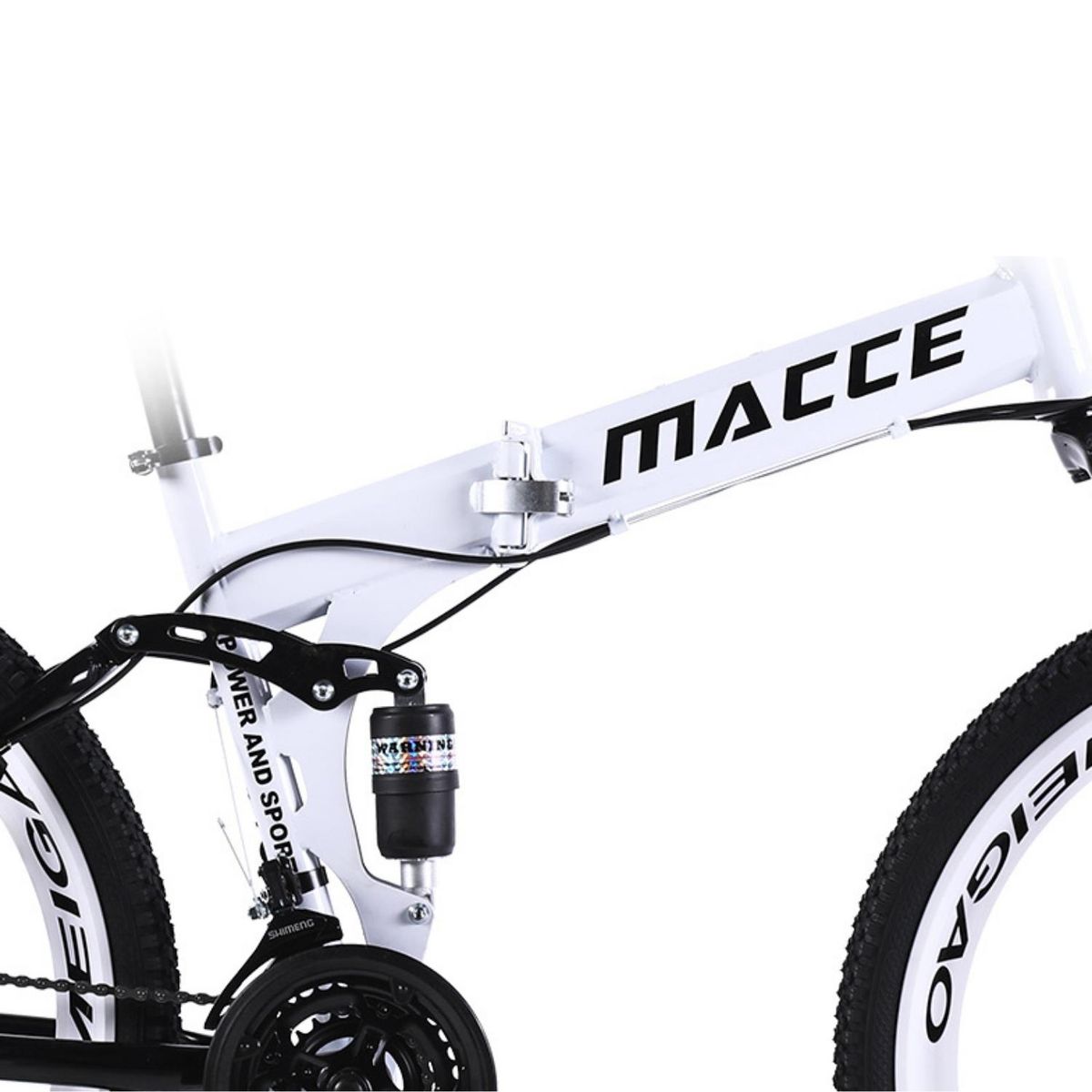 CRUSEC - Bicicleta Plegable Portátil Montaña Aro 26 Clásica Mountain