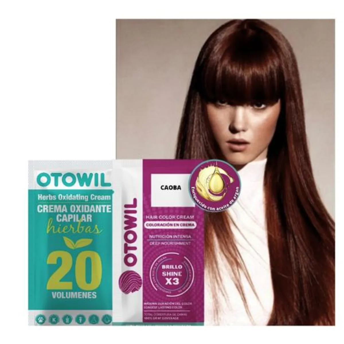 OTOWIL - TINTURA DE CABELLO PERMANENTE CON ACEITE DE ARGAN