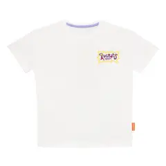 NICKELODEON - POLERA MANGA CORTA RUGRATS BLANCO