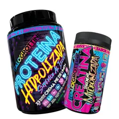 ITALO GROTTINI - PROTEINA HIDROLIZADA PIE DE LIMON 2,3 LB + CREATINA 40 SV SIN SABOR
