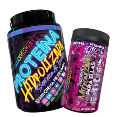 ITALO GROTTINI - PROTEINA HIDROLIZADA PIE DE LIMON 2,3 LB + CREATINA 40 SV CANDY POP