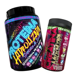 ITALO GROTTINI - PROTEINA HIDROLIZADA PIE DE LIMÓN 2,3 LB + CREATINA 40 SV SANDÍA