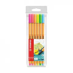 STABILO - Set 6 point 88 Neón Fineliners