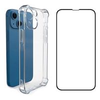 Carcasa Para iPhone 14 Y Lamina Mica Vidrio Completa