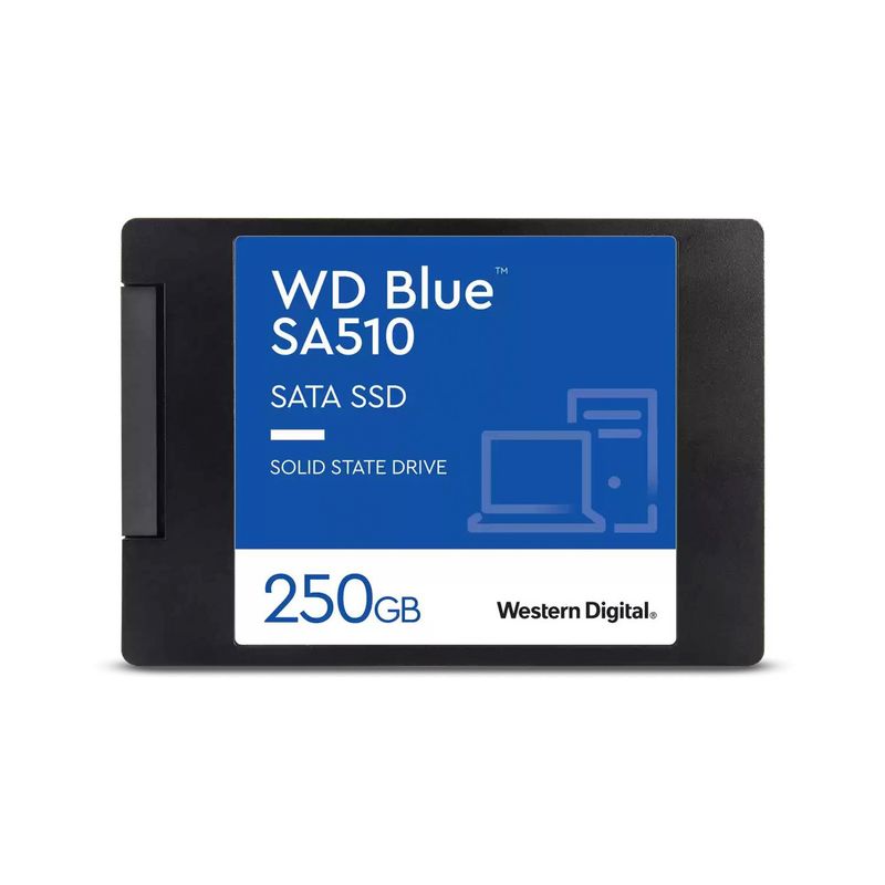 WESTERN DIGITAL - Disco Solido SSD Interno WD SA510 Blue 250GB 6 Gb/s 555MB/S