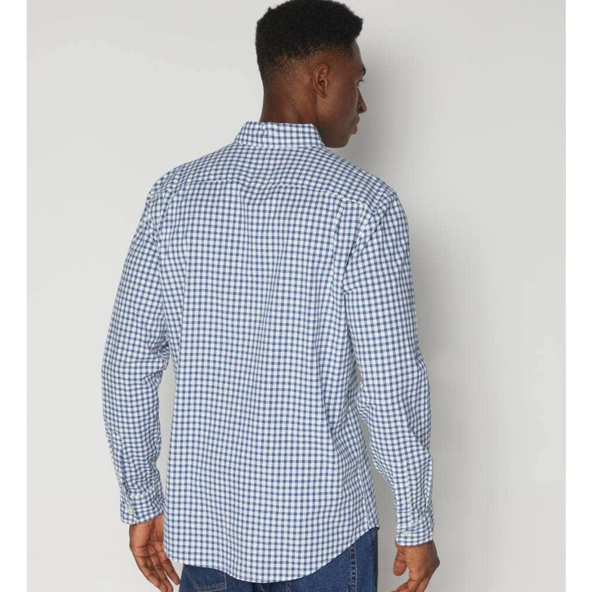 GAP - Camisa Poplin Celeste GAP