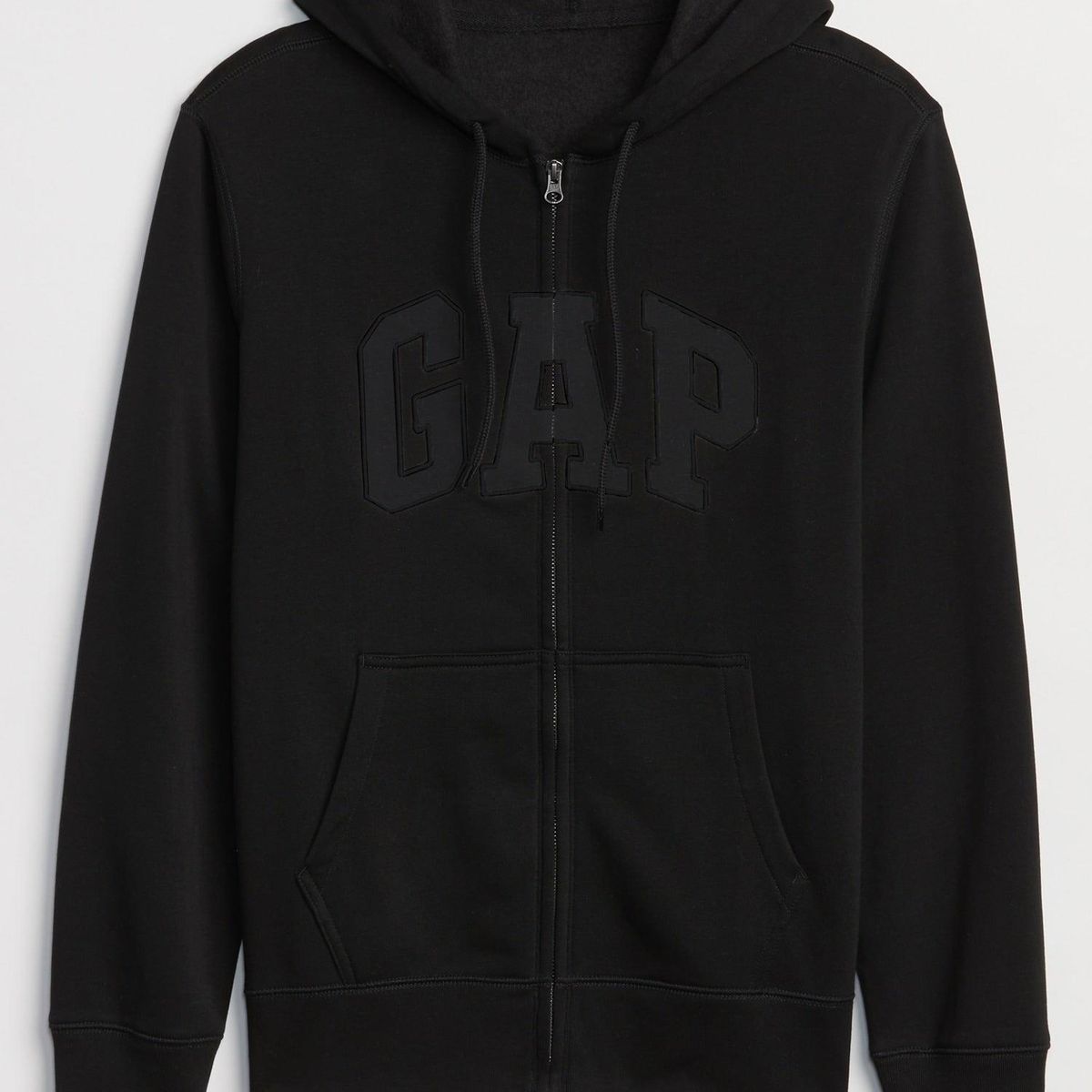 GAP - Poleron Logo Con Cierre Negro GAP