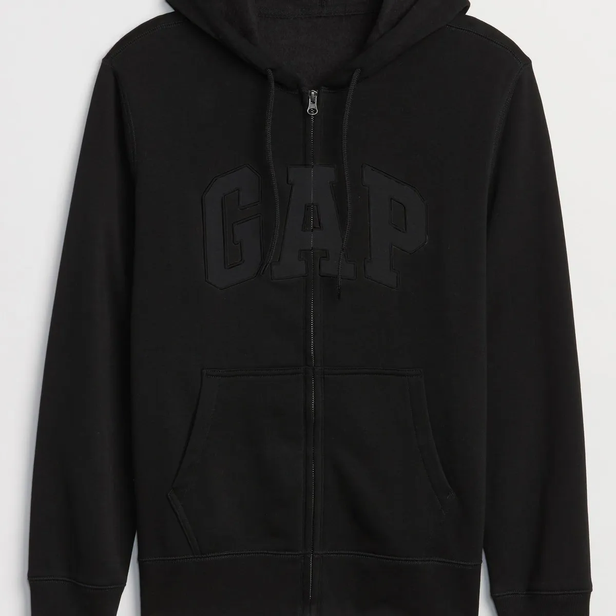 GAP - Poleron Logo Con Cierre Negro GAP