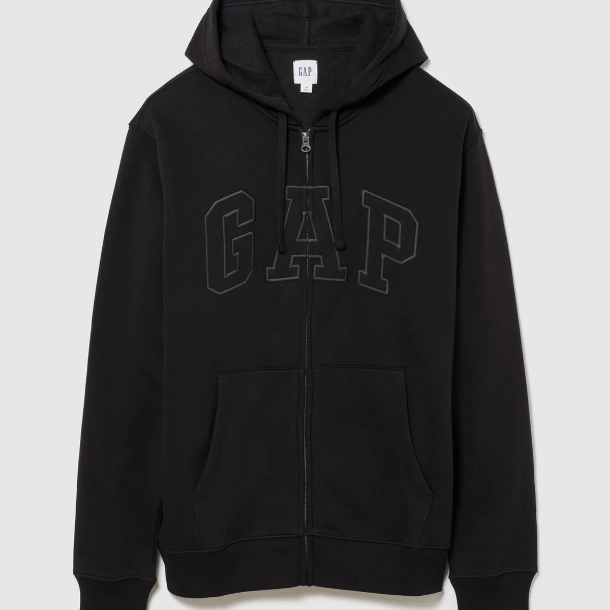 GAP - Poleron Logo Con Cierre Negro GAP