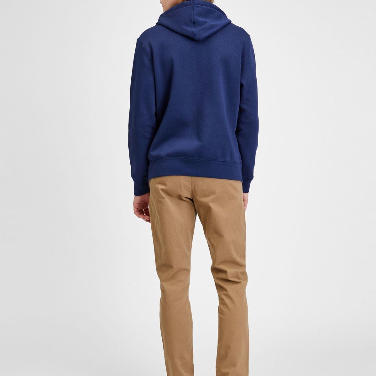 GAP - Poleron Logo Con Cierre Azul GAP