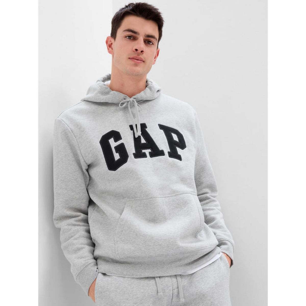 GAP - Poleron Logo Sin Cierre Gris GAP