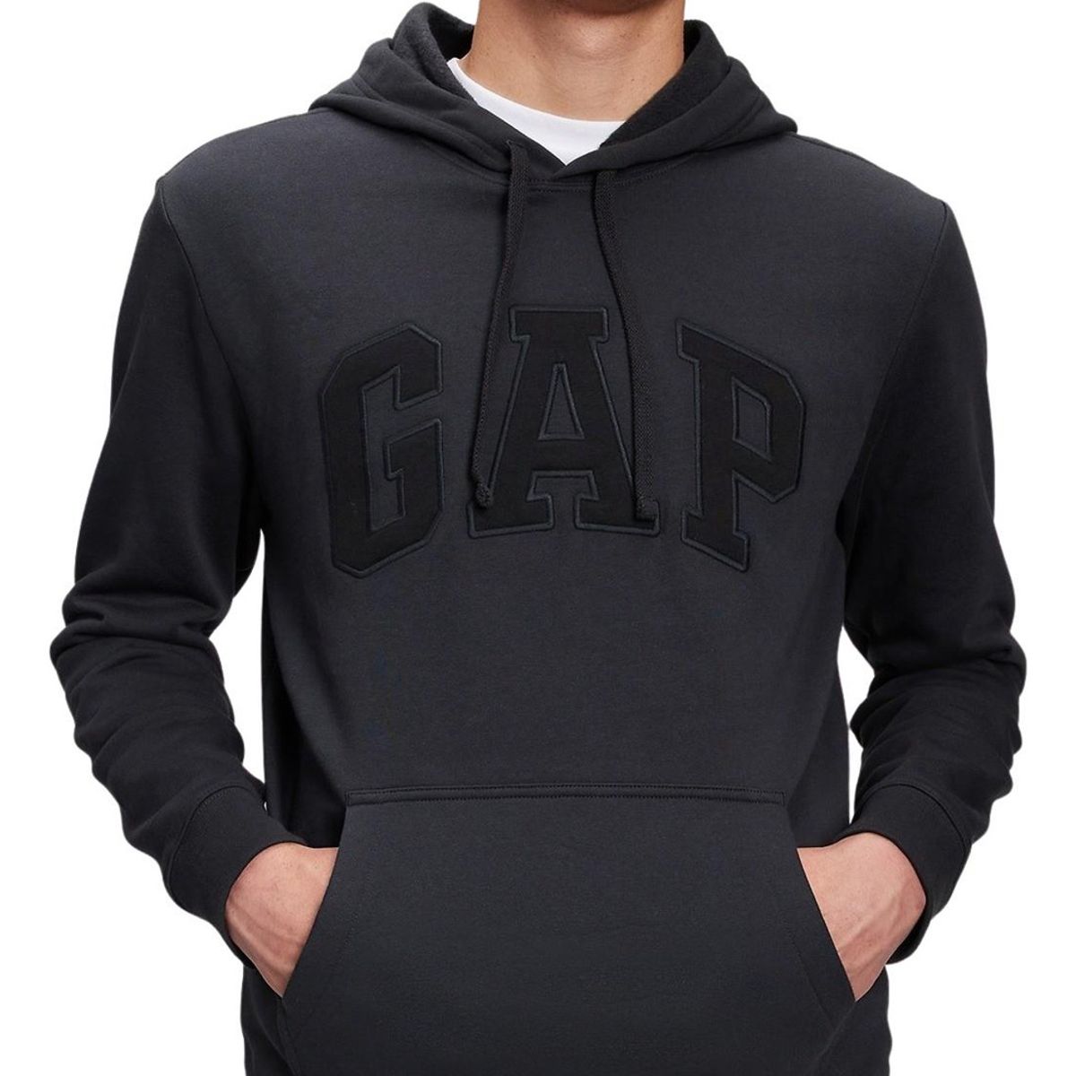 GAP - Poleron Logo Sin Cierre Negro GAP
