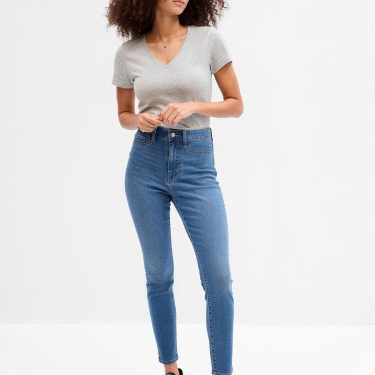 GAP - Jeans Mujer Jegging Medium Sun Azul GAP