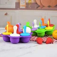 GENERICO - Mini Molde De Silicona Para Paletas De Helado Color Amarillo