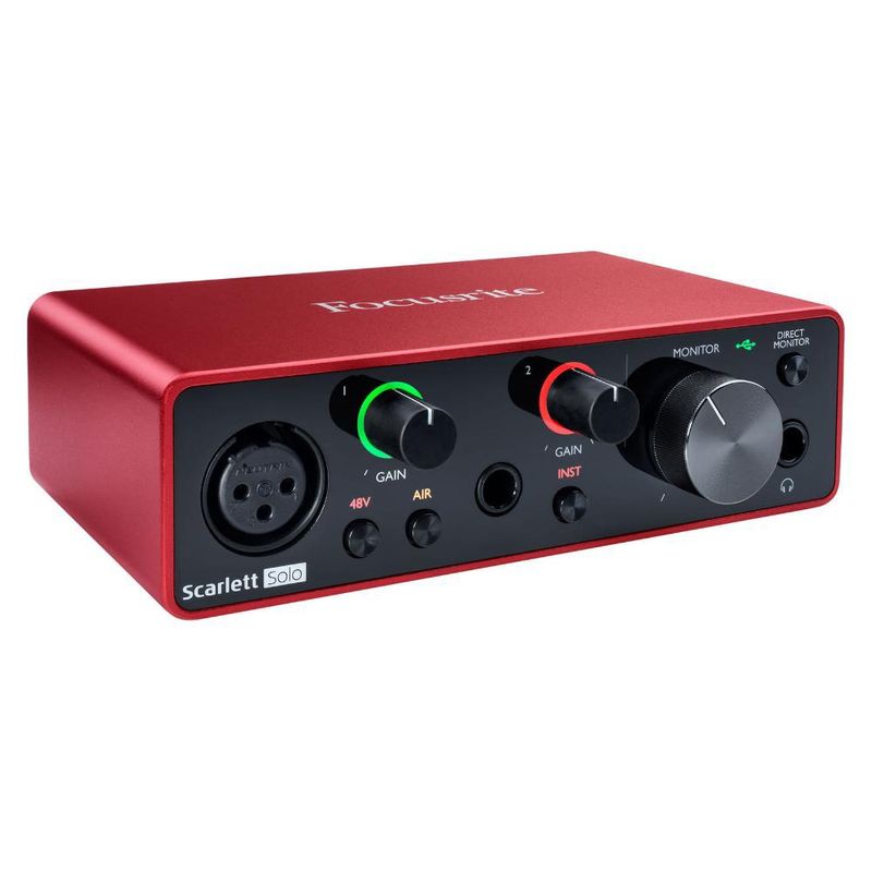 FOCUSRITE - SCARLETT SOLO (3RA GEN) RD INTERFAZ AUDIO
