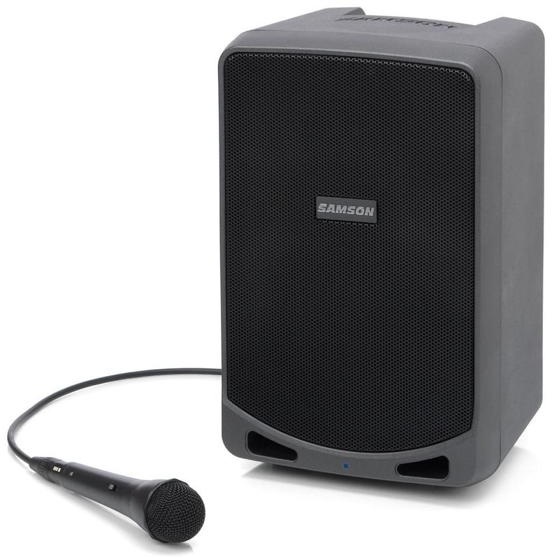SAMSON - Caja acústica activa Samson XP106 con micrófono y bluetooth