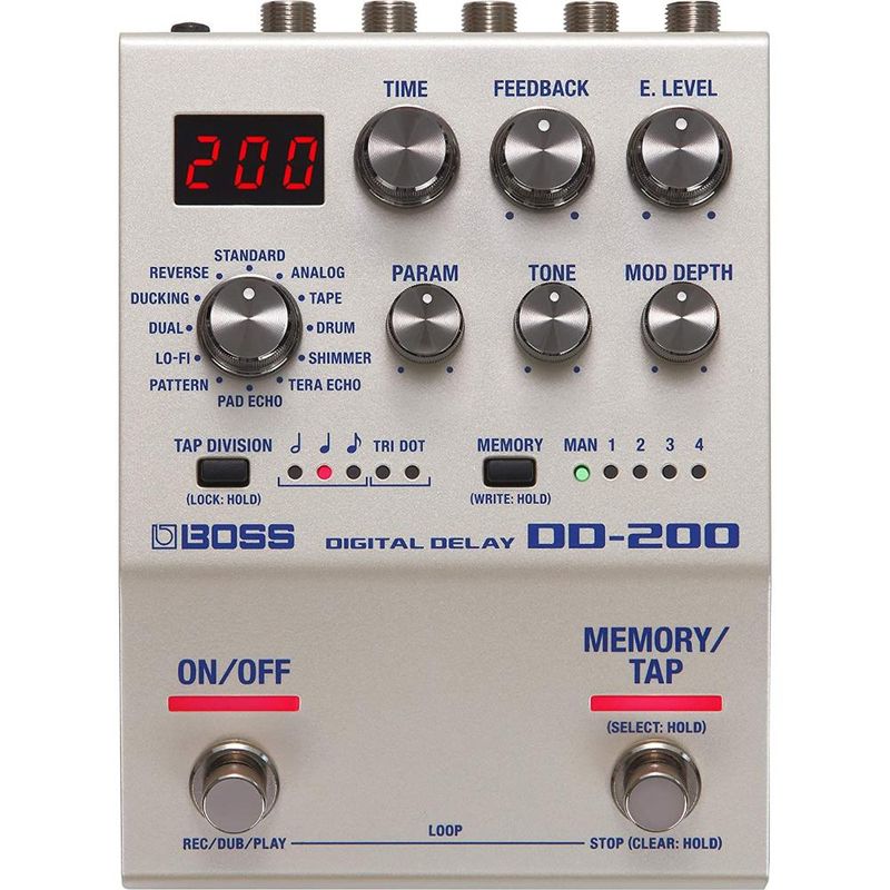 BOSS - DD-200 DIGITAL DELAY PEDAL EFECTO BOSS