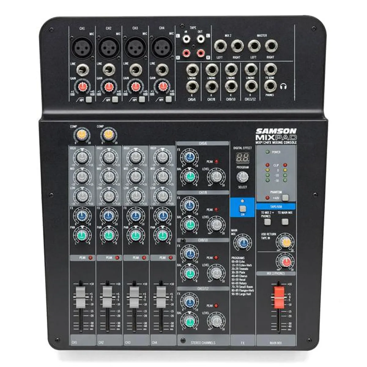 SAMSON - Mixer Samson USB con efectos MXP124FX