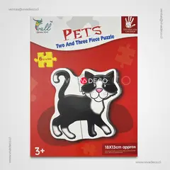 UNIVERSAL - Puzzle Infantil Rompecabeza Mascotas