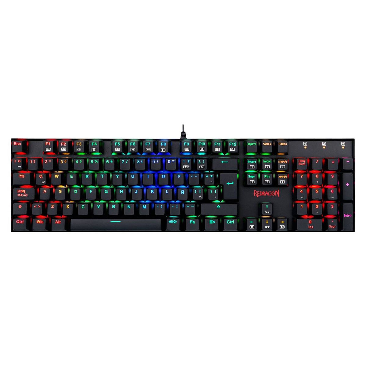 REDRAGON - Teclado Gamer Redragon Mitra K551RGB MITRA SW RED