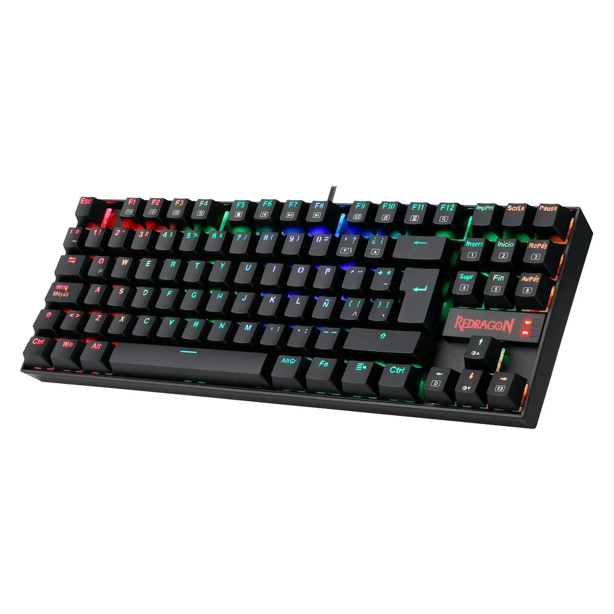 REDRAGON - Teclado Gamer Redragon Kumara K552RGB SW RED