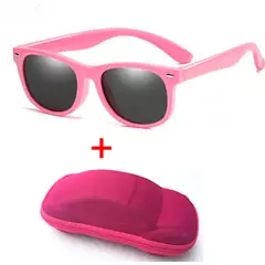 GENERICO - Lentes de Sol para Niños Polarizados con Filtro UV con Estuche Rosa