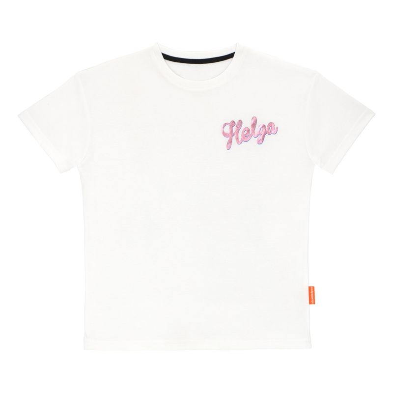 NICKELODEON - POLERA MANGA CORTA HEY ARNOLD BLANCO