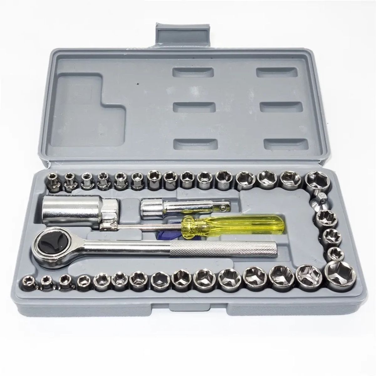 GENERICO - Juego Dados De 40 Piezas Set Herramientas Mecanico 1/2