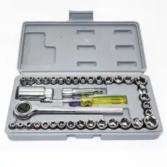 GENERICO - Juego Dados De 40 Piezas Set Herramientas Mecanico 1/2