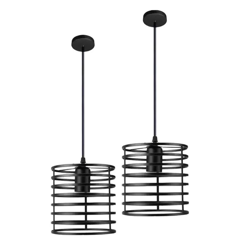 GENERICO - Set X2 Lampara De Techo Vintage Lamparas Colgantes Modernas