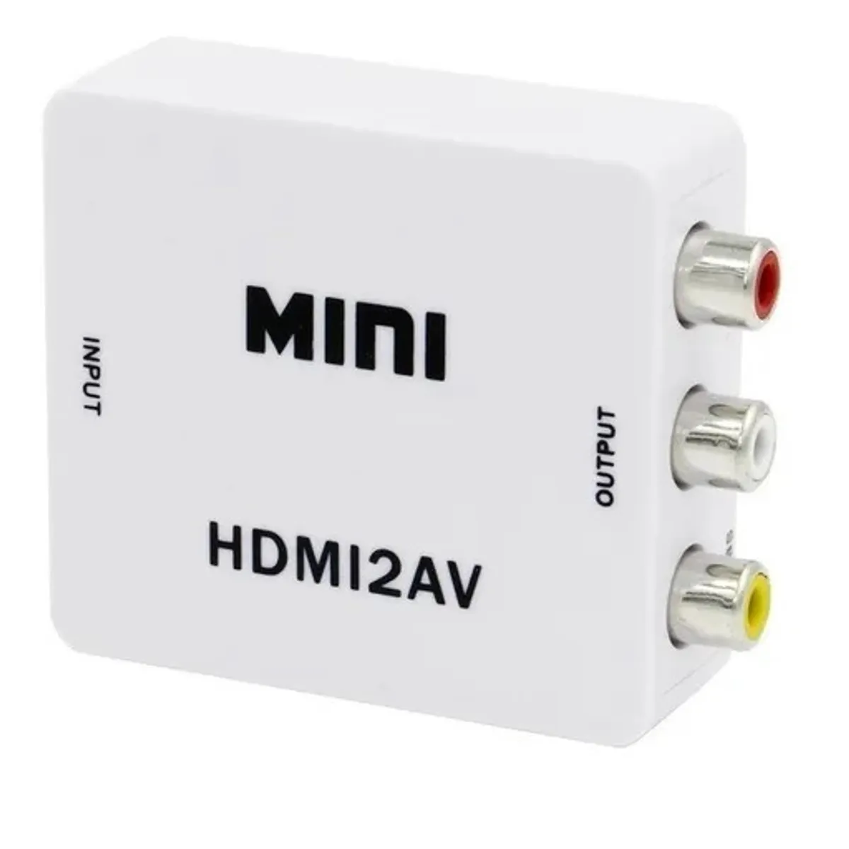 GENERICO - Adaptador Conversor Hdmi A Av Rca Video Analogico