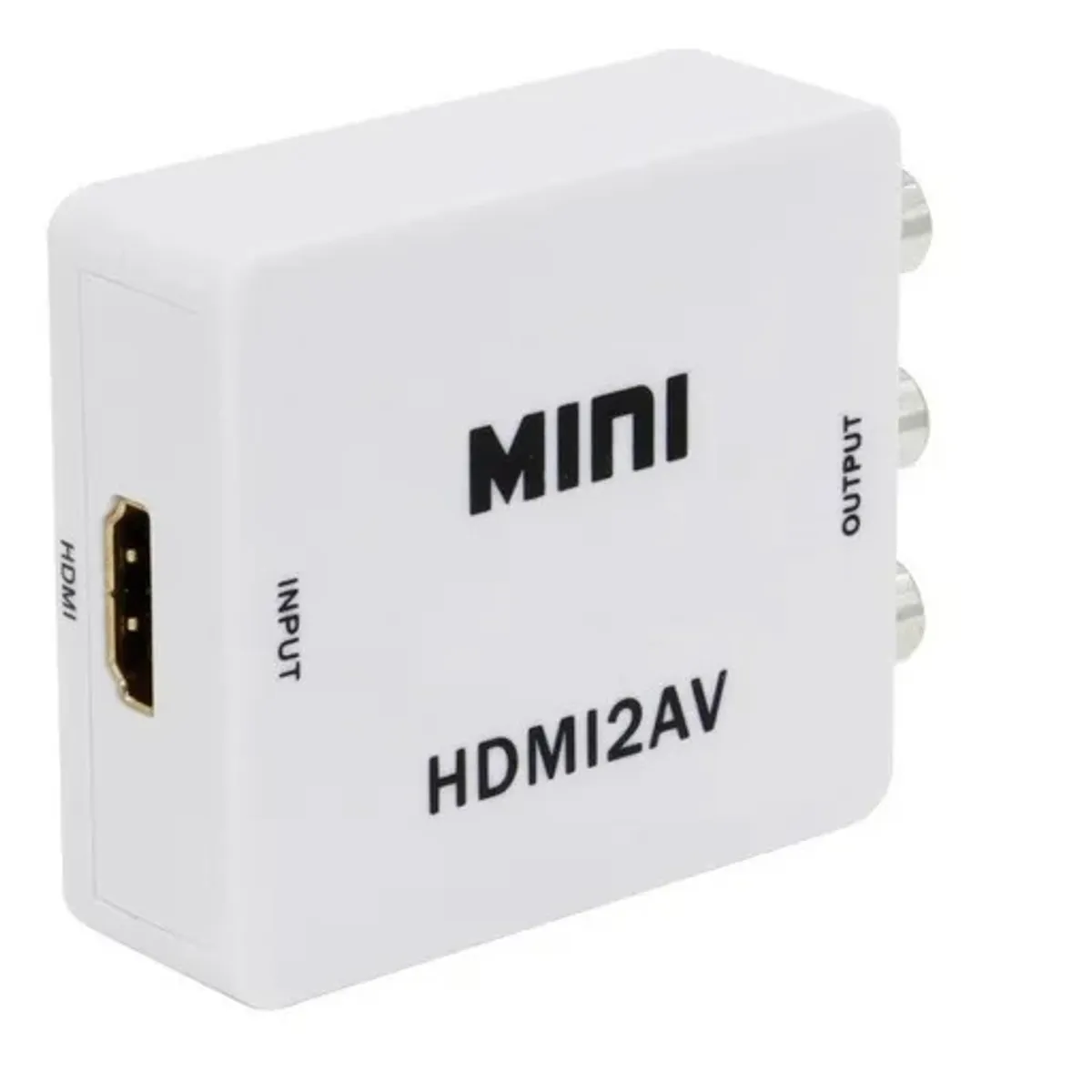 GENERICO - Adaptador Conversor Hdmi A Av Rca Video Analogico