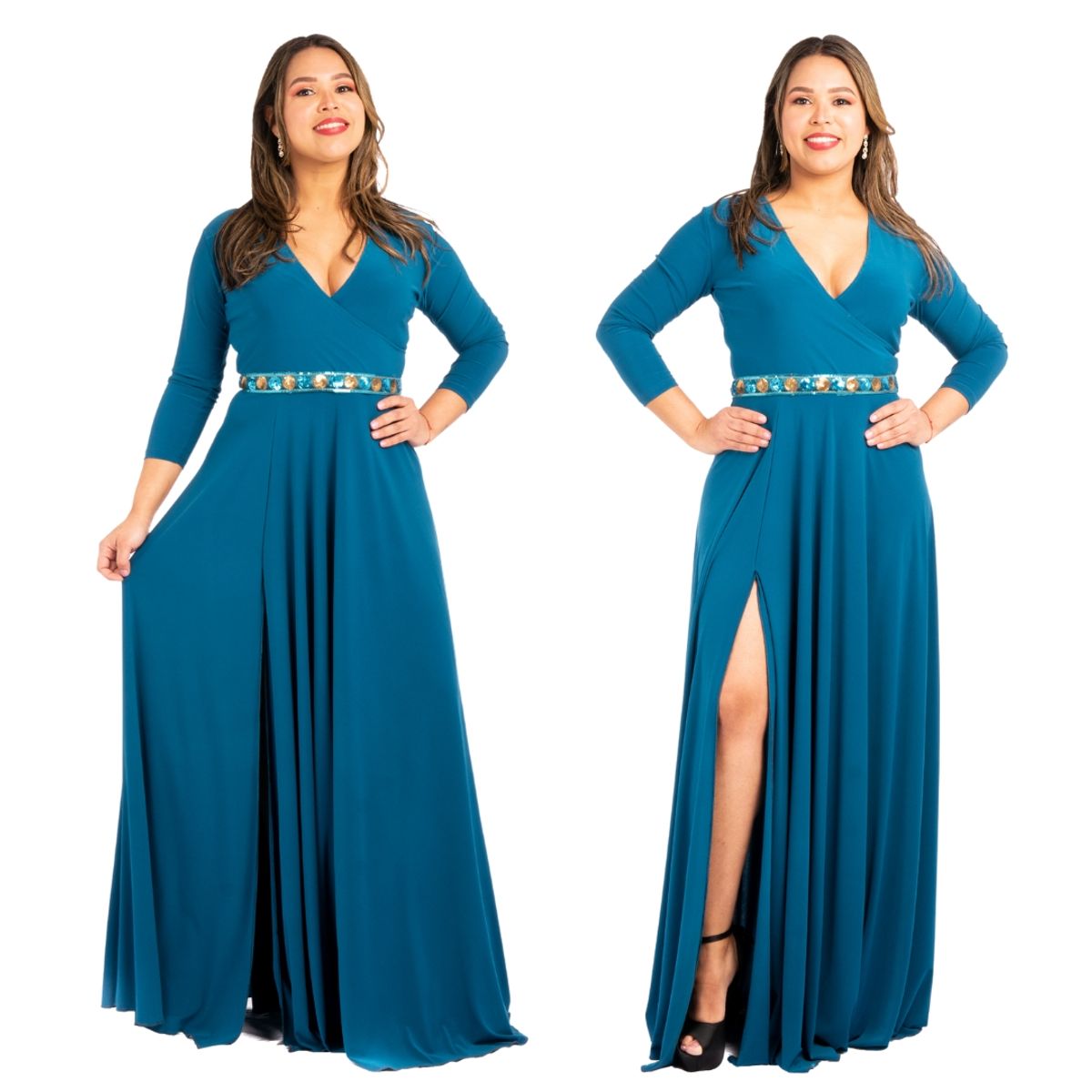 GENERICO - VESTIDO LARGO IDEAL PARA FIESTA GALA MATRIMONIO