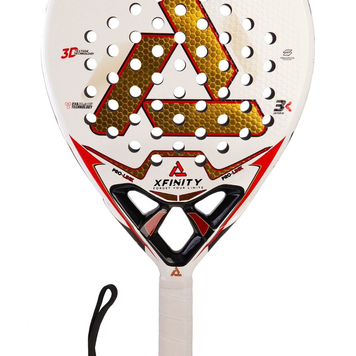 XFINITY - PALA PADEL XFINITY RUSH3 - CARBONO 3K - INCLUYE ESTUCHE