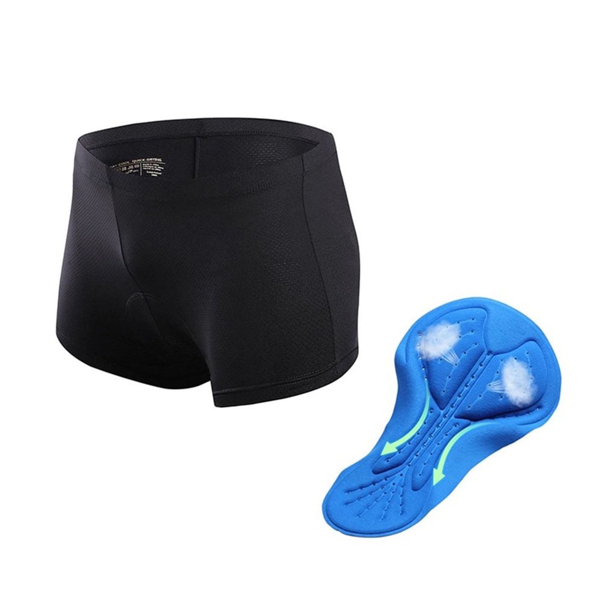 GENERICO - Calza de ciclismo gel short ropa interior acolchada