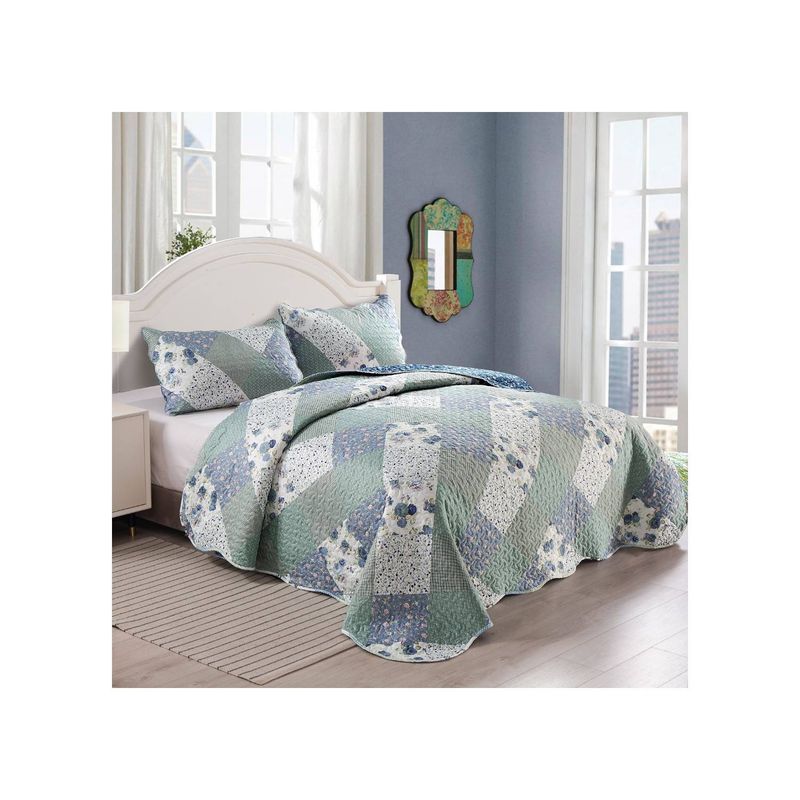 GENERICO - CUBRECAMA DE VERANO QUILT 1 PLAZA Y MEDIA