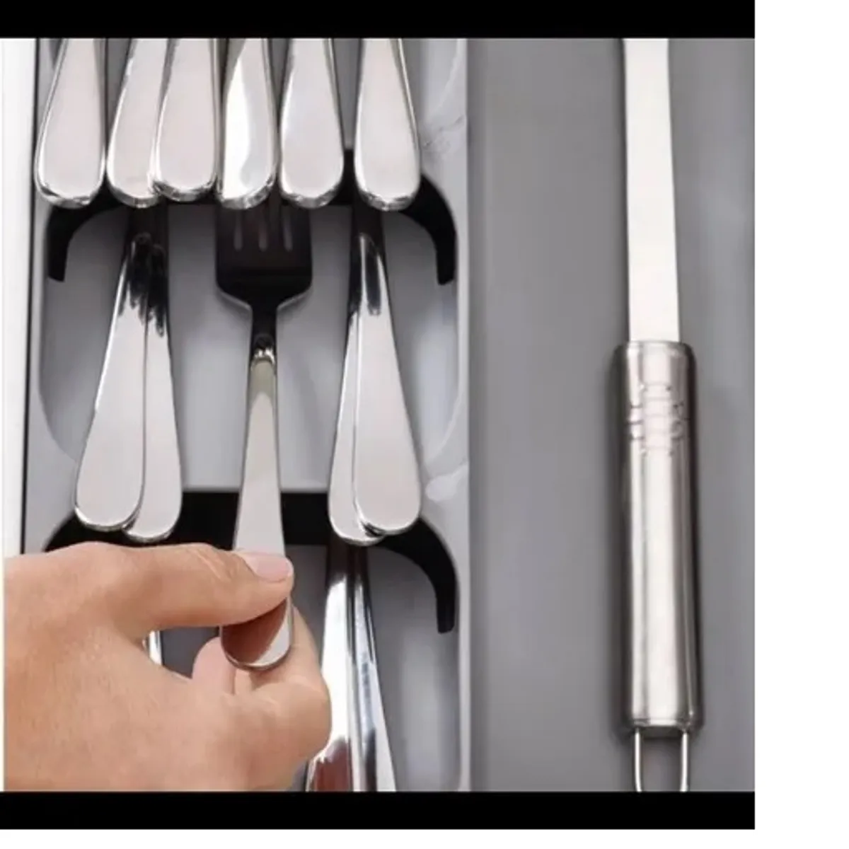 GENERICO - Organizador Utensilios Cocina Porta Cubiertos Porta Servicio