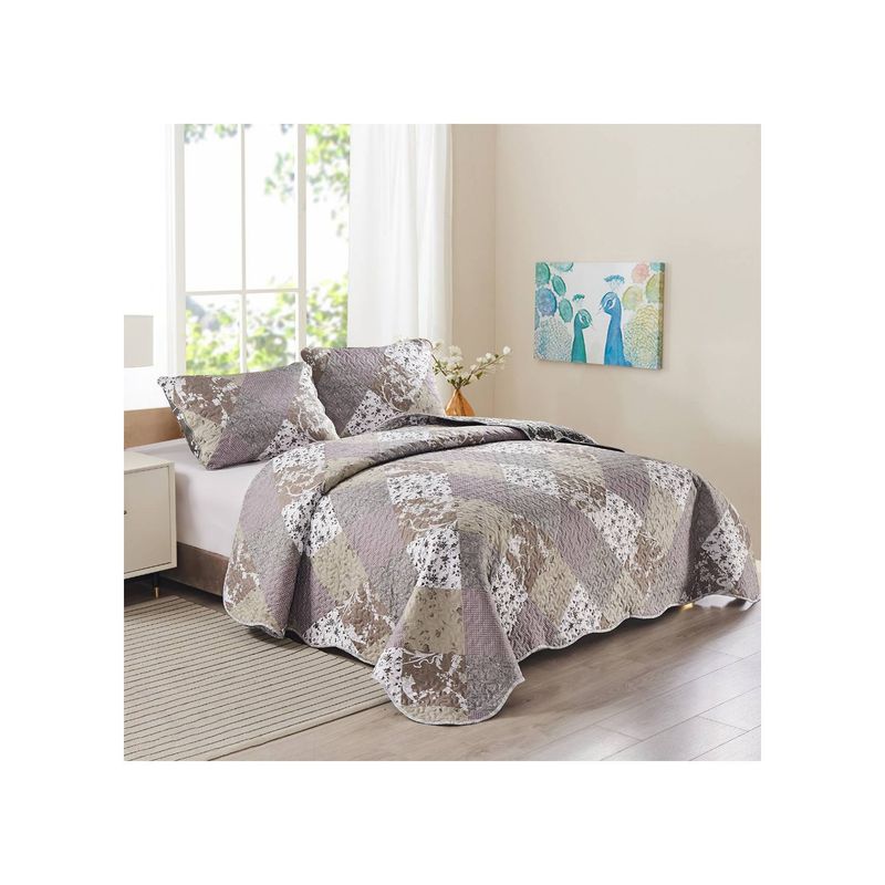 GENERICO - CUBRECAMA DE VERANO QUILT 1 PLAZA Y MEDIA