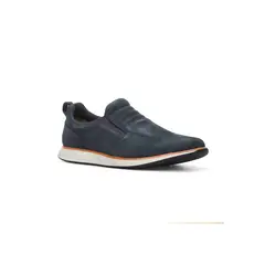 CARDINALE - Zapatilla urbana Zapatillas slip-on cuero reston-3-08 azul