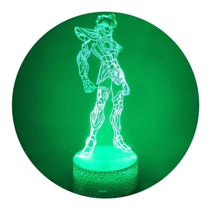 3DILUTION - Lámpara 3d Saint Seiya Base Agrietada