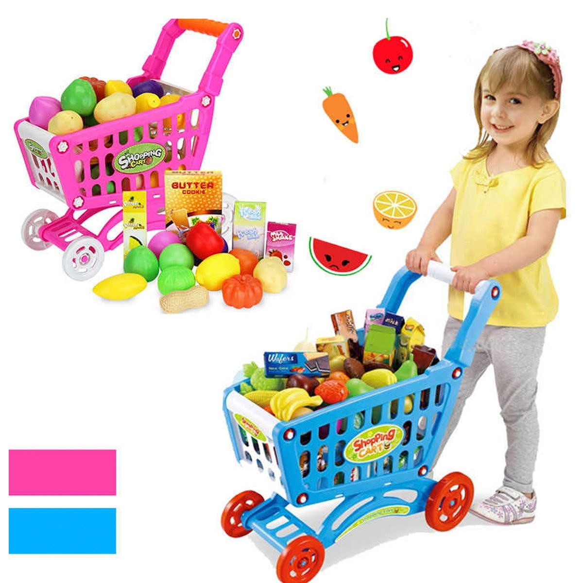 GENERICO - Carrito Supermercado Niños Juguete