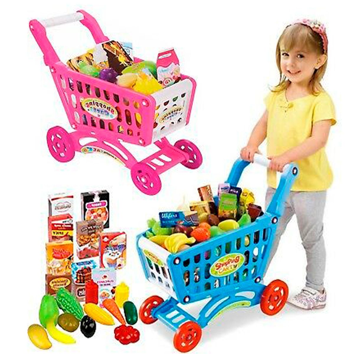 GENERICO - Carrito Supermercado Niños Juguete
