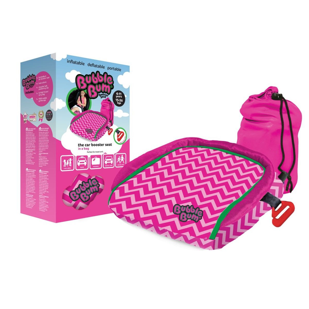 BUBBLE BUM - Bubble Bum Alzador InflableROSADO