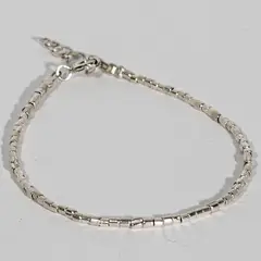 ML JOYAS - Pulsera de mostacillas de plata